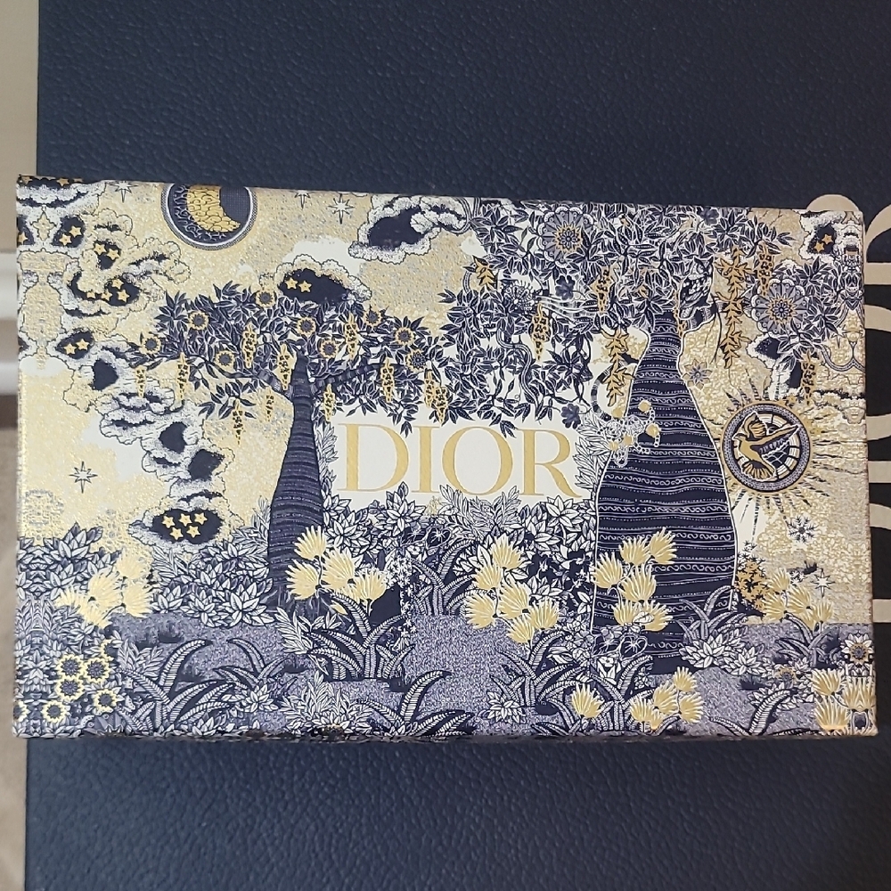 Dior Blue and Gold Art & Decals Wall Decor